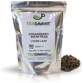 Tea Savant Strawberry Snow Peak, 4 oz loose leaf tea