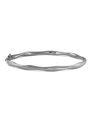 CleverEves 18Kt White Gold Bangle Twisted 4mm