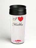 16 oz. Double Wall Insulated Tumbler with I Love Mishka - Paper Insert