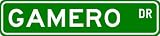 GAMERO Street Sign ~ Personalized Family Lastname Novelty Sign ~...