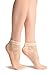 LissKiss Cream With Wine Leaves Socks Ankle High - Socks