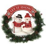 Arizona Cardinals Team Snowman Wreath