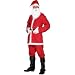 SMIFFYS COSTUMES, FATHER CHRISTMAS 5 PIECE COSTUME, SANTA FANCY DRESS CLAUS SIZE MEDIUM 40 INCH CHEST