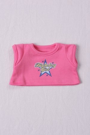 31M%2BoxsbSrL Birthday Girl T Shirt fits Webkinz, Shining Star and 8   10 Make Your Own Stuffed Animals