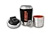 Summer Fitness Sale! Fit Shaker Plus 2.0 Stainless Steel Protein Shaker Bottle with 2 Compartments & Shaker Ball - Includes New Temperature Sleeve - Dishwasher Safe - BPA Free - Eco Friendly (Silver)