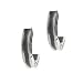 Sterling Silver Peace Love Hoop Earrings