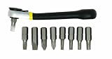 General Tools 80075 Offset Rachet 9-piece Screwdriver Set
