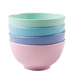 Ciroa Miniamo Pastels Set of 4 Assorted Coloured 12.5cm Melamine Bowls in a Acetate Pack