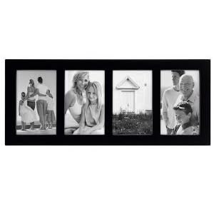 4-Opening 2×3 Picture Frame ATRIUM – black – frame