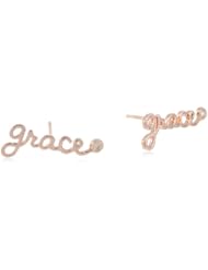 Shy by Sydney Evan Grace Stud Earrings with Diamond Bezel