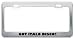 Got Italo Disco? Music Musical Instrument Metal License Plate Frame Holder Border Tag