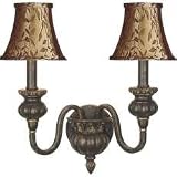 Landmark Lighting - 322-GC-SH13: Charlotte 2-Light Sconce in Golden Coffee with SH13