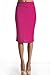 Women's Below the Knee Pencil Skirt for Office Wear - Made in USA