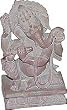 ShalinCraft Collectible-Figurines Hindu Religious Statue Stone Carving Lord Ganesha 2 x 1.5 x 3.5 inches (sos358)