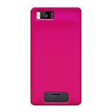 Amzer Rubberized Snap On Case for Motorola Droid X MB810 – Hot Pink