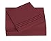 HC Collection King Pillow Cases Set of 2- Microfiber, Extra Soft Pillowcases - Easy Care & Machine Washable - Burgundy