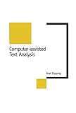 Computer-Assisted Text Analysis (New Technologies for Social Research series)