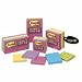 3M 654-12SST 3M Post-it Super Sticky Pads, 3 x 3, Five Tropical Colors, 12 90-Sheet Pads/Pack