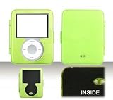 METAL Solid Neon Green Apple Ipod Nano 3rd Generation GEN Protective Case Cover
