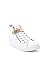 Soho Shoes Women's Zipper Metallic High Top Lace Up Sneaker