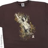 JIMI HENDRIX T-Shirt - James Marshall Hendrix (Brown), XL