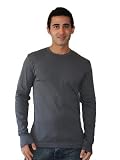 American Apparel 4407 BABY RIB FITTED Long-Sleeve T-Shirt - Unisex Tee by American Apparel