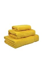 Flor De Algodón Juego De Toallas Zar (Amarillo)