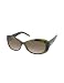 Gucci Vintage Logo Plastic Cat Eye Sunglasses Green Havana/Shaded brown