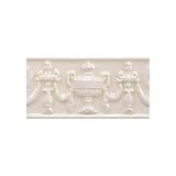 Adex USA Hampton Listello Empire 3 x 6 Bisque Ceramic Tile & Stone