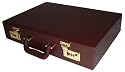Deluxe Executive-Style Buisness Attache Case - Burgundy