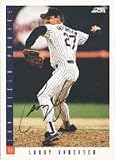 Larry Anderson, San Diego Padres, 1993 Score Autographed Card