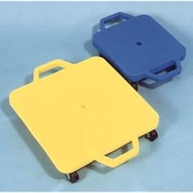 High Density Handled Poly Scooters - 12 x 12 Deluxe - USA - Gym Equipment by 