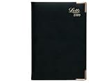 Letts 2009 C3X A5 Connoisseur black diary with week to view format, EACH