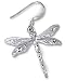 Sterling Silver Dragonfly Earrings