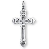 Sterling Silver Cross and 24-inch Chain