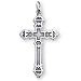 Sterling Silver Cross and 24-inch Chain