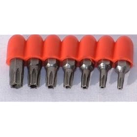 7 pc. Torx Driver Security Bit Set by Torx
