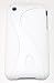 KingCase iPhone 3G & 3GS * Rubberized Slim Slider Twist Case (White & White) 8GB, 16GB, 32GB