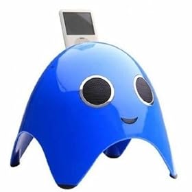 Amethyst iGhost iPod Speaker Dock - Blue (Touch Volume Control & 3 x Speakers + 3W x 1 Subwoofer!!)