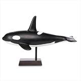 CERAMIC ORCA WHALE FIGURINE