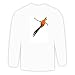 Long Sleeve T-shirt with whydah, tailfeathers, bird, animal