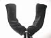 Axe Hugger in Smooth Velvet for Standard Stand in Black�