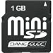 Dane Elec DA-SDM-1024-R 1GB Mini Secure Digital Card
