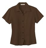 COMING SOON Port Authority - Ladies Short Sleeve Bamboo Camp Shirt. L537