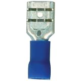American Terminal E-FDB250-100 16/14-Gauge Economy Vinyl Female Quick Disconnects (Blue)