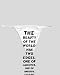White Thong with The beauty of the world has two edges, one of laughter, one of angui...