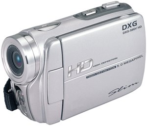 DXG 5.0MP High Definition Digital Video Camera - Silver (DXG566VHD)
