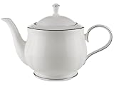 Lenox Hannah Platinum Bone China Teapot