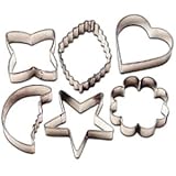 6Pc Metal Basic Cookie Cutter Set