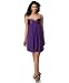 London Times Spaghetti-Strap Ruched Babydoll Dress